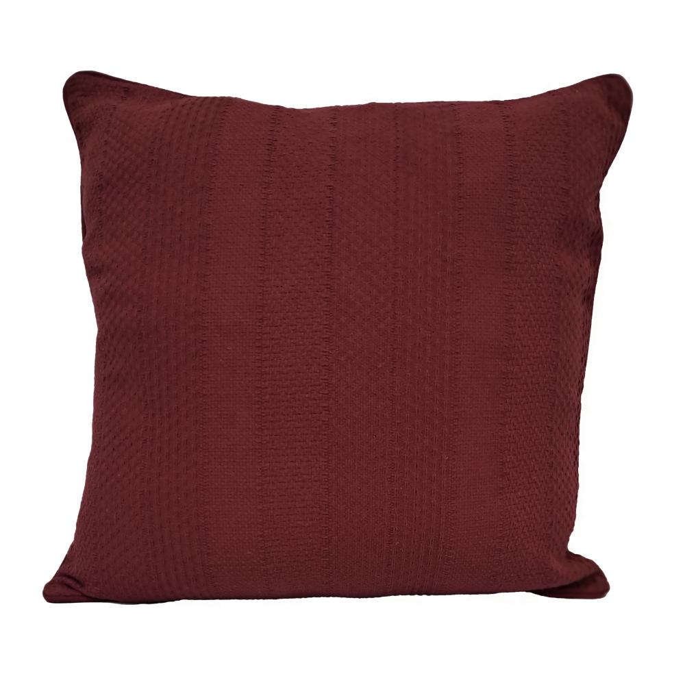 Sevie 22x22'' Pillow - Maroon